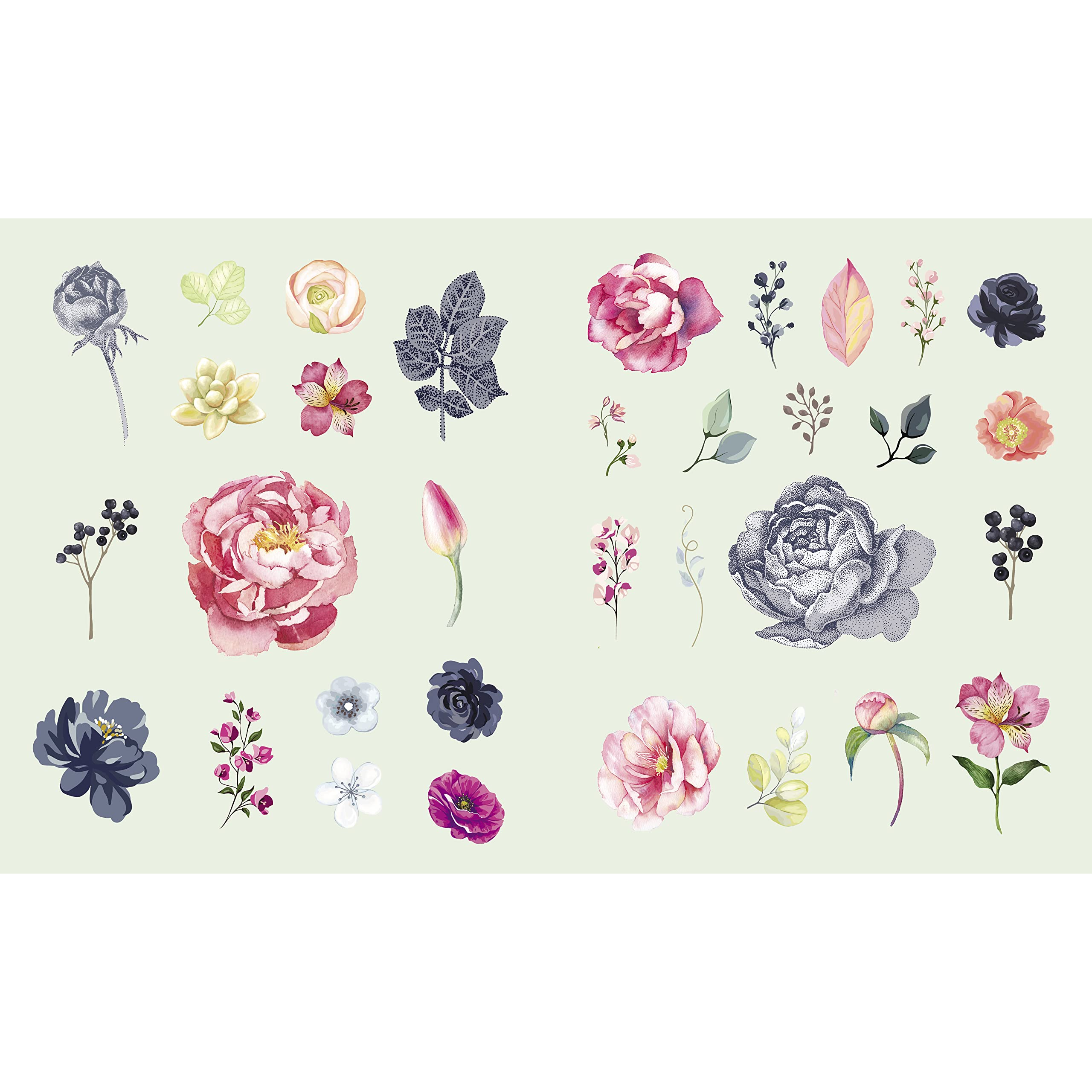 sticker-studio-flora-a-sticker-gallery-of-beautiful-blooms-hardcover-beauty-of-flowers-and-foliage-with-850-stickers