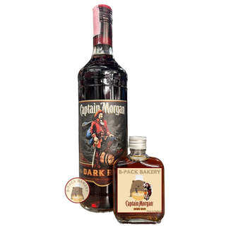 (กัปตัน 85ml) กัปตัน มอร์แกน ดาร์ครัม สำหรับเบเกอรี่ แบ่งจำหน่าย Captain Morgan Dark Rum Rum For Bakery 85ml