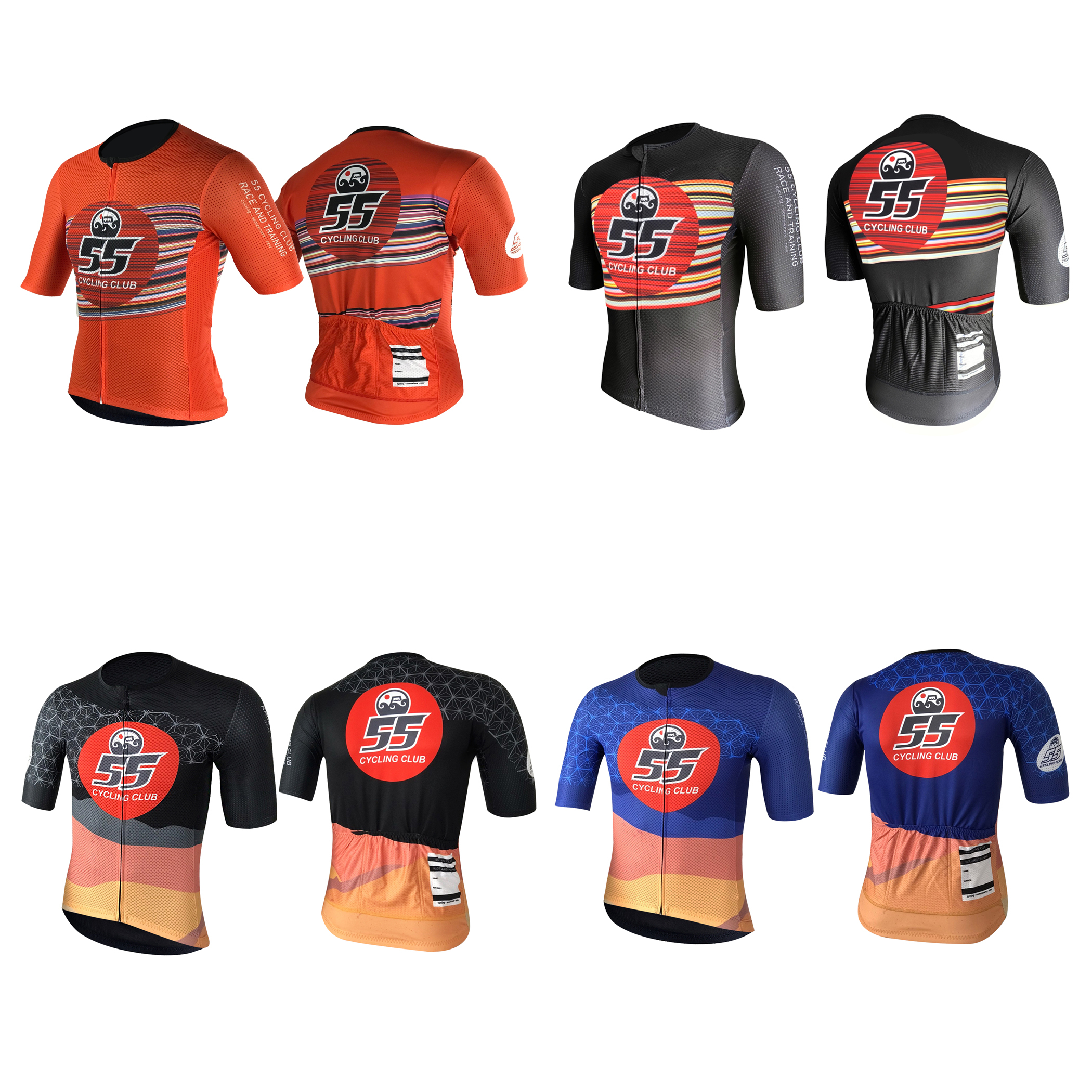 เสื้อปั่นจักรยาน-ชุดปั่นจักรยาน-55-cycling-club-jersey