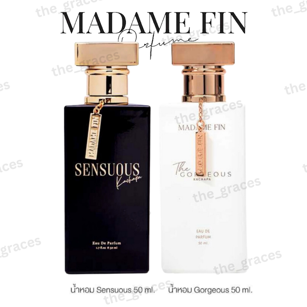 ภาพหน้าปกสินค้าพร้อมส่ง/แท้100% มาดามฟิน มดดำ SENSUOUS&GORGEOUS Kachapa Madame Fin น้ำหอมมดดำ 50ml. จากร้าน the_graces บน Shopee