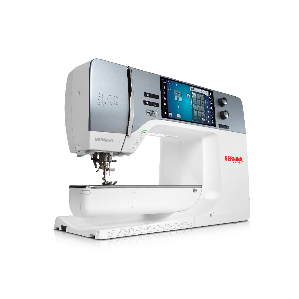 bernina-จักรเย็บคอมพิวเตอร์พรีเมี่ยม-แบรนด์สวิส-รุ่น-770qe-plus-รุ่นงานควิลท์-คอจักรยาว-รองรับชิ้นงานใหญ่-ฝีเข็มสวยเนียน