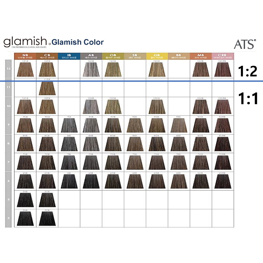 ATS Glamish Color 80 ml สีย้อมผมสำหรับปิดผมขาวแนวแฟชั่น | Shopee Thailand
