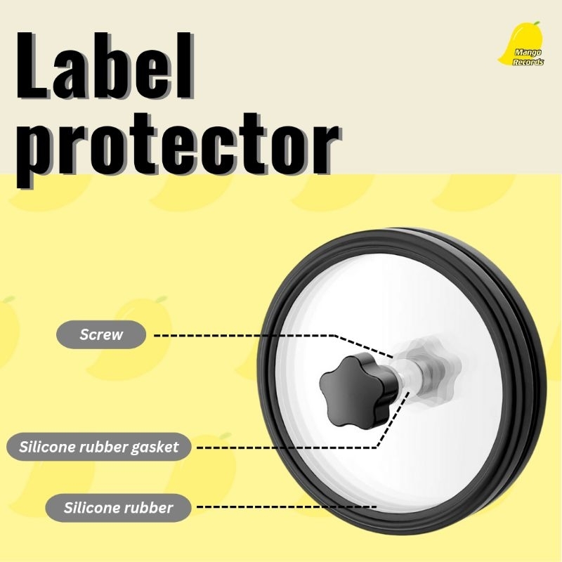 ️พร้อมส่ง ️ ฝาครอบแผ่นเสียง records label protector | Shopee Thailand