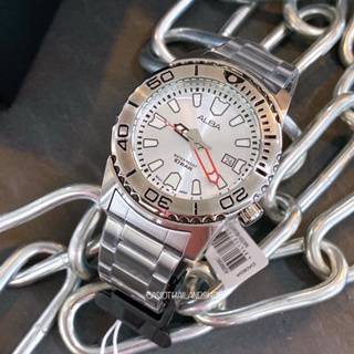 [ผ่อนเดือนละ309]🎁ALBA นาฬิกาข้อมือผู้ชาย สายสแตนเลส รุ่น AG8M09X - สีเงิน ของแท้100% ประกัน1ปี