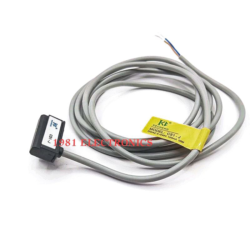CS1-J REED SWITCH สวิตช์แม่เหล็ก เซ็นเซอร์แม่เหล็ก 2สาย ชนิด NO ...