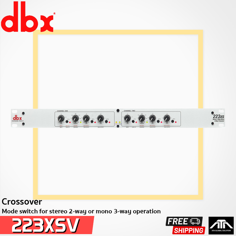 crossover-dbx-223xsv-ครอสแยกเสียง-2-ทาง-แบบ-สเตอริโอ-และ-3-ทาง-แบบ-โมโน-dbx-223-xsv-dbx-223-xsv