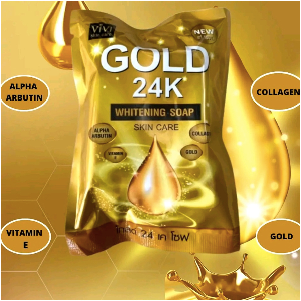 สบู่ทองคำวีวี่-gold-24k-whitening-soap-80g-vivi-gold-24k-whitening-soap