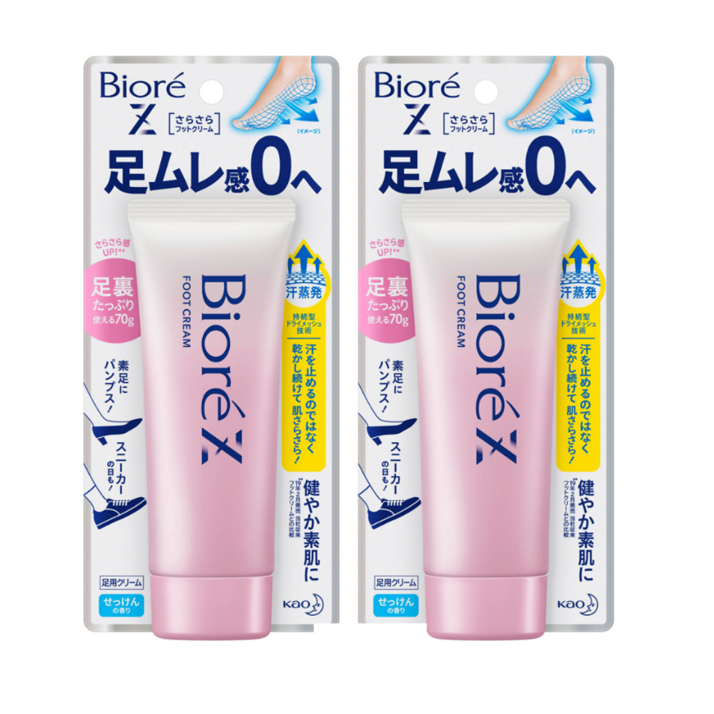 [ส่งตรงจากญี่ปุ่น]Biore Z Smooth Foot Cream 70 กรัม (ชุดละ 2 ชิ้น ...