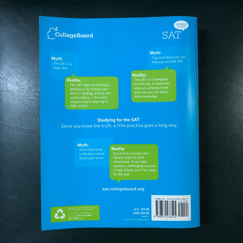 the-official-sat-study-guide-second-edition-by-the-college-board-มือสอง-สภาพดี