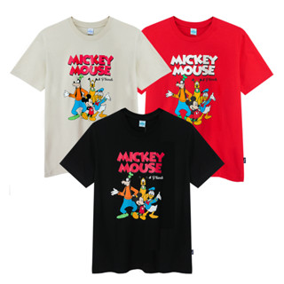 Disney Men & Boy Mickey Mouse & Friends T-Shirt - เสื้อยืดผู้ชายและเด็ก มิกกี้เมาส์และผองเพื่อน สินค้าลิขสิทธ์แท้100% characters studio