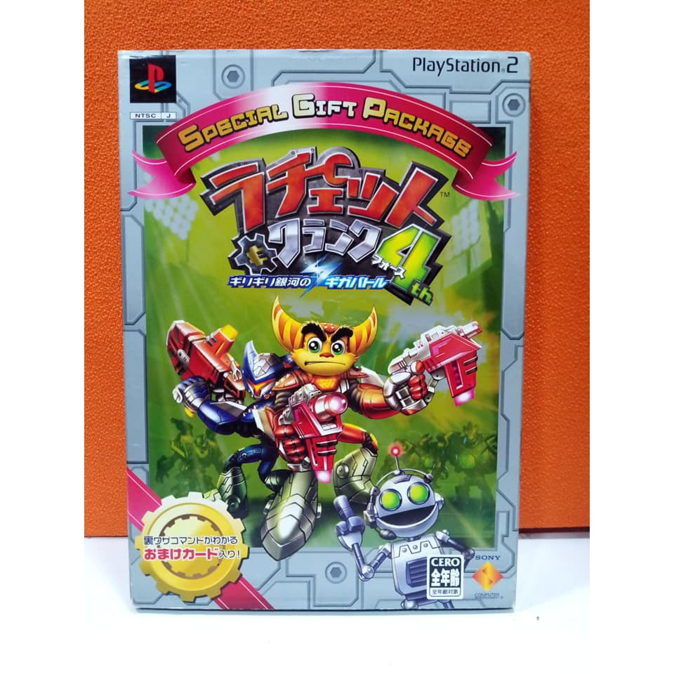 Ratchet & Clank 4 PS2 - Jap NTSC Battle Special Gift Package + Carte