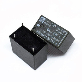 MEISHUO MPD-S-112-A 12VDC Power Relay 4Pins
