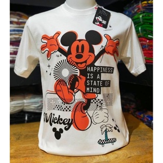 เสื้อ Mickey mouse ลิขสิทธิ์แท้ สีขาว (M-007)