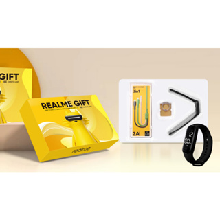 เช็ครีวิวสินค้าrealme box data line3 in1 +led digital watch