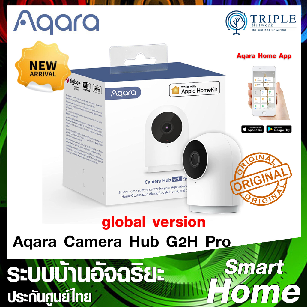 ภาพหน้าปกสินค้ารุ่นใหม่ล่าสุด  Aqara Hub G2H Pro กล้องวงจรปิดอัจฉริยะ WiFi Full HD 1080P Zigbee 3.0 ระบบบ้านอัจฉริยะ ประกันศูนย์ไทย