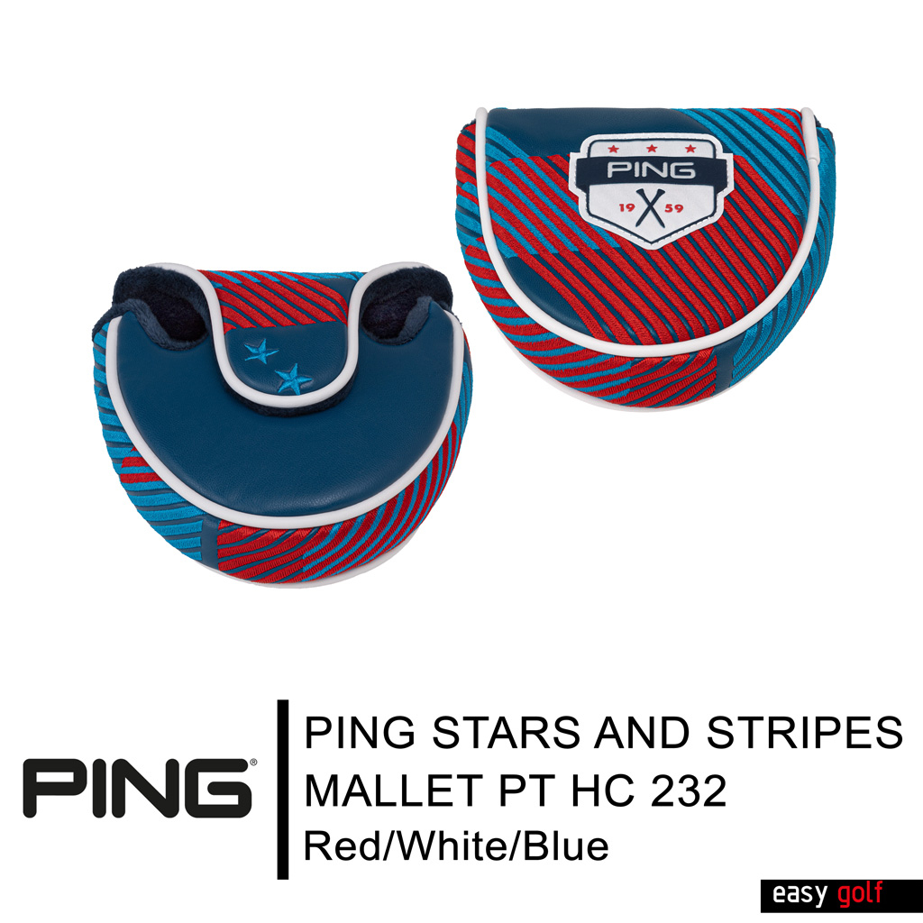 ping-head-cover-stars-and-stripes-mallet-pt-hc-232-limited-ping-head-cover-ปลอกหัวไม้กอล์ฟ-ปลอกหุ้มหัวไม้กอล์ฟ