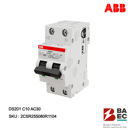 abb-ds201-c10-ac30-residual-current-circuit-breaker-with-overcurrent-protection