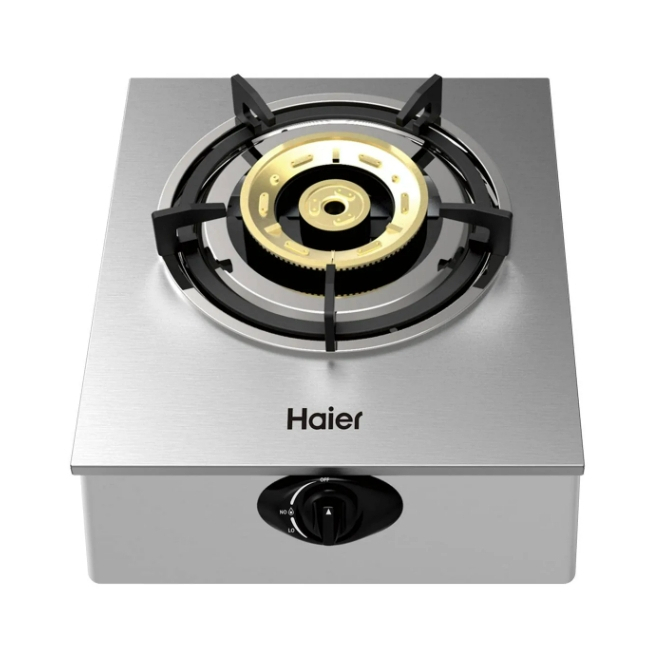 เตาแก๊สตั้งโต๊ะ 1 หัวแก๊ส HAIER HGHTS351TABLETOP GAS STOVE HAIER HGH