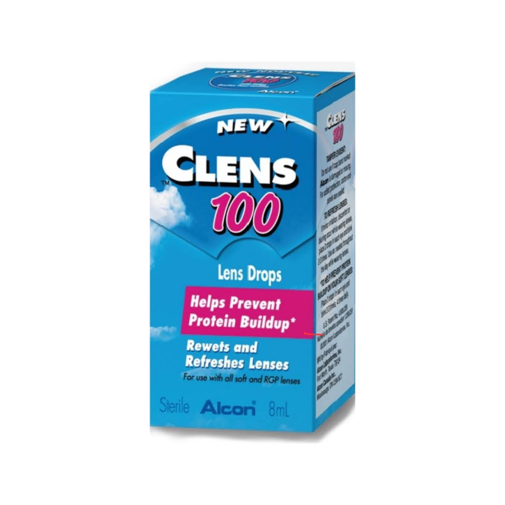 alcon-clens100-น้ำตาเทียม-หยดคอนแทคเลนส์-ชนิดรายเดือน-8ml