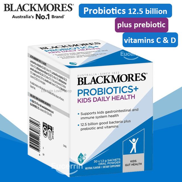 ภาพหน้าปกสินค้าBlackmores Probiotics+ Kids Daily 30 x 1.3g Oral Powder Sachets สนับสนุนสุขภาพลำไส้และระบบภูมิคุ้มกันของเด็ก
