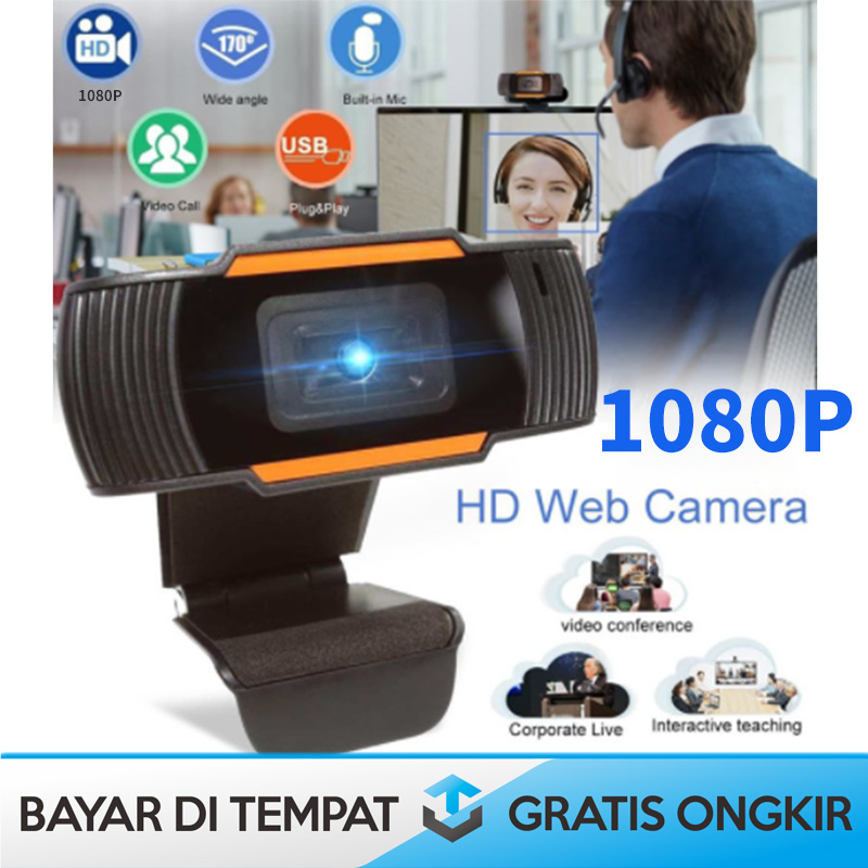มีของพร้อมส่ง-กล้องเว็บแคม-hd-webcam-1080p-fixed-focus-กล้องคอมพิวเตอร์-480p-พร้อม-ไมโครโฟน-สำหรับ-skype
