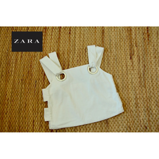 ZARA x cotton   ทรงน่ารัก ขาวสะอาด อก  36 ยาว 13 • Code : 297(4)