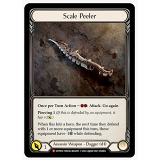Flesh and blood: Scale Peeler (Cold foil)​