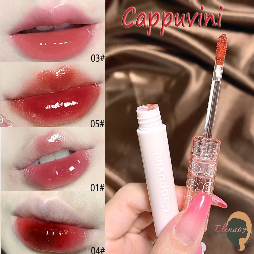 ลิปกลอส Cappuvini บับเบิลแบร์ ลิปสติก สีนู้ด ธรรมชาติ เคลือบริมฝีปาก ...