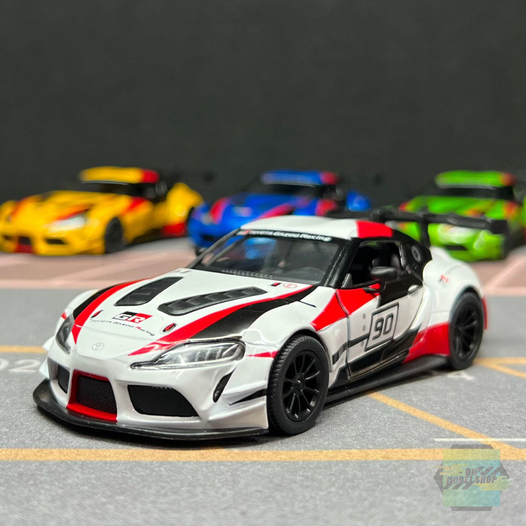 kinsmart-die-cast-model-โมเดลรถเหล็ก-toyota-gr-supra-racing-concept-โตโยต้า-ซูปร้า-สเกล-1-36