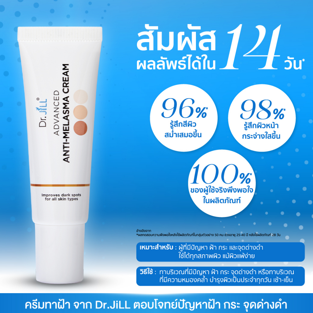 โปรโมชั่น-dr-jill-advanced-anti-melasma-cream-ครีมทาฝ้า-15ml