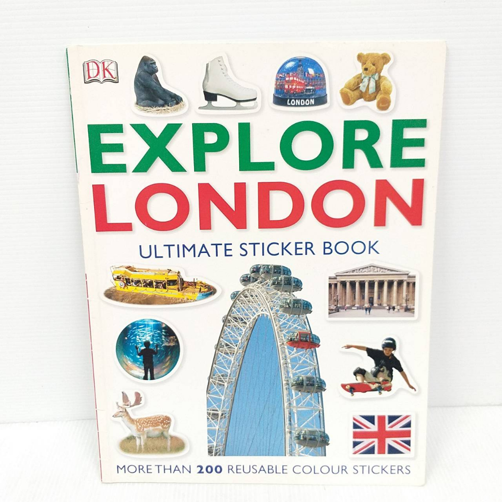 Ultimate Sticker Book Explore London หนังสือสติ๊กเกอร์ ภาษาอังกฤษ มือ ...