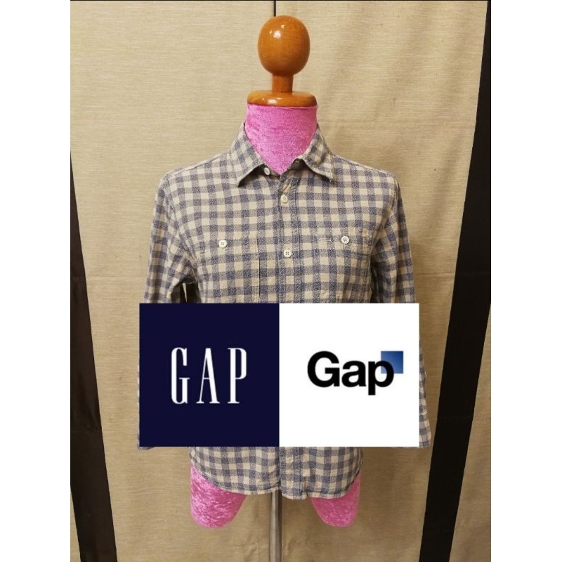 gap-kids-brand-2nd-hand-เสื้อเชิ้ตแขนยาว-วัสดุผ้าฝ้าย-แท้มือสองกระสอบนำเข้าจากญีปุ่น-japan