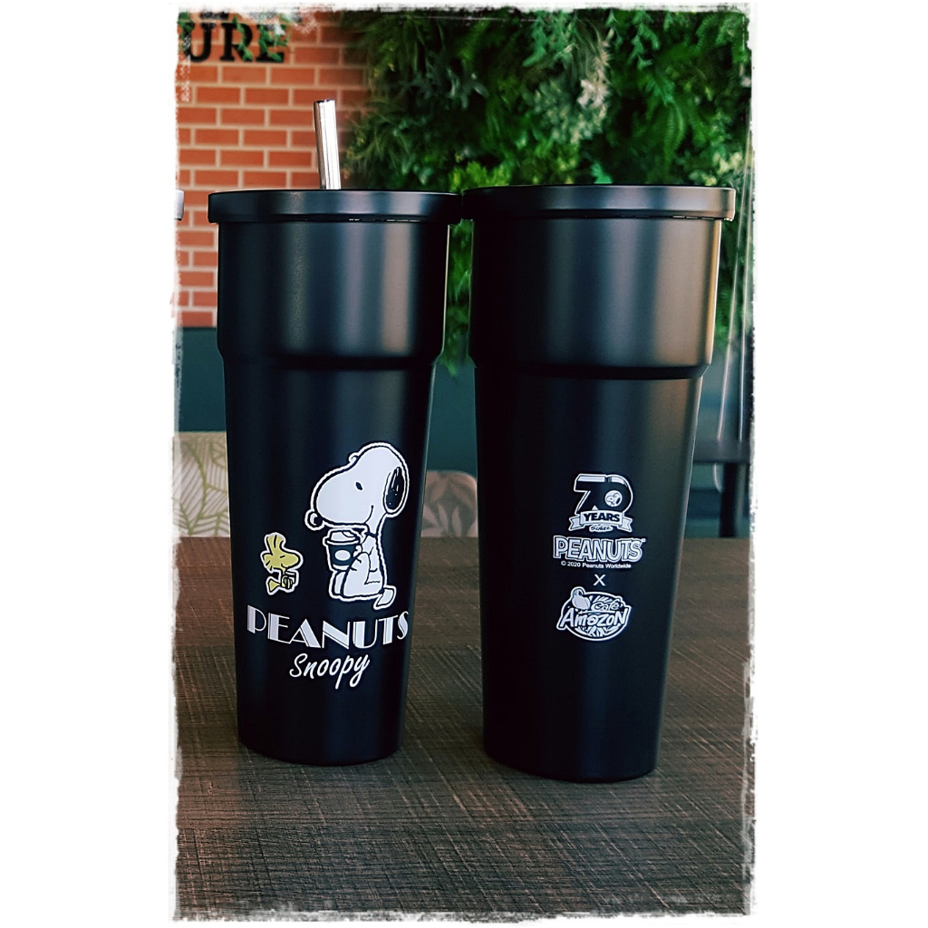 “Café Amazon x Snoopy Stainless Tumbler” แก้วสนูปปี้ แก้วอเมซอน ( สี