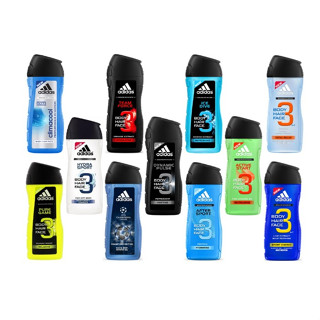 Adidas 3 in 1 Shower Gel Body, hair, face เจลอาบน้ำ อาดีดาส 250 มล.