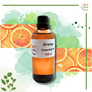 หัวน้ำหอมแท้ กลิ่นส้ม Orange Essential Oil  100 ml.เกรดพรีเมียม สำหรับทำเครื่องหอม เครื่องสำอางค์ Lotion , cream , soap