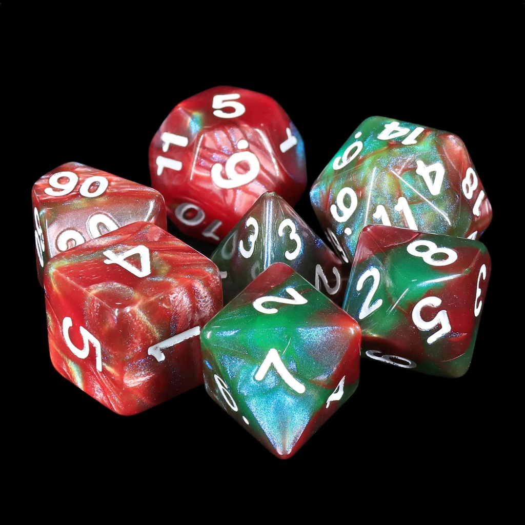 Ember Mist Dice Set of 7 | ลูกเต๋า Dice For DnD D&D MTG RPG TRPG เกม ...