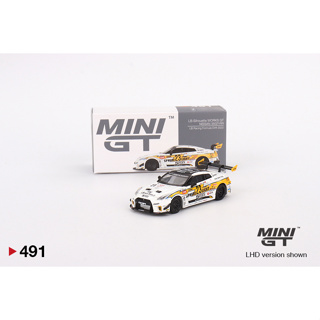 Mini GT No. 491-R Nissan LB-Silhouette WORKS GT 35GT-RR Ver.2 LB Racing Formula Drift 2022
