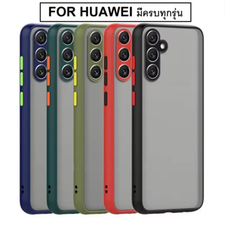 เคสขอบสีกันกล้อง เคส Huawei Y9 2019 / Nova 3i / Nova 5T/ Y7pro 2019 / Y6P เคสขอบสี เคสกันกระแทก case