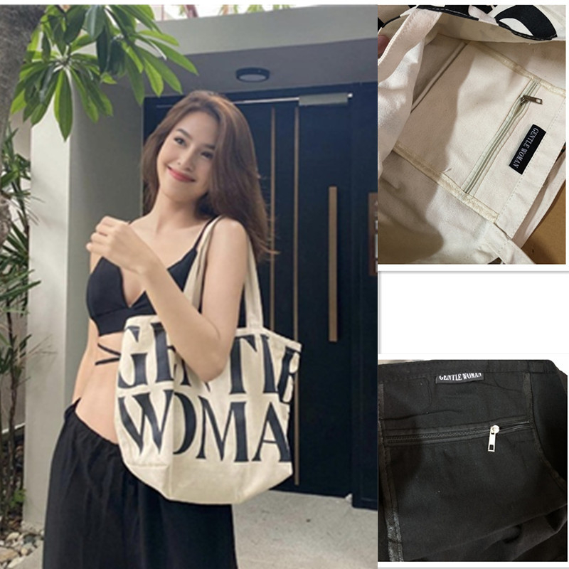 ภาพหน้าปกสินค้า(ขายส่งด้วย) GWกระเป๋าผ้า กระเป่าถือTote Bag จากร้าน beeelf บน Shopee