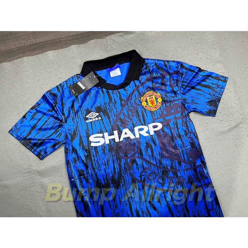 retro-เสื้อฟุตบอลย้อนยุค-vintage-แมน-ยู-man-utd-away-1992-สุดเท่ห์