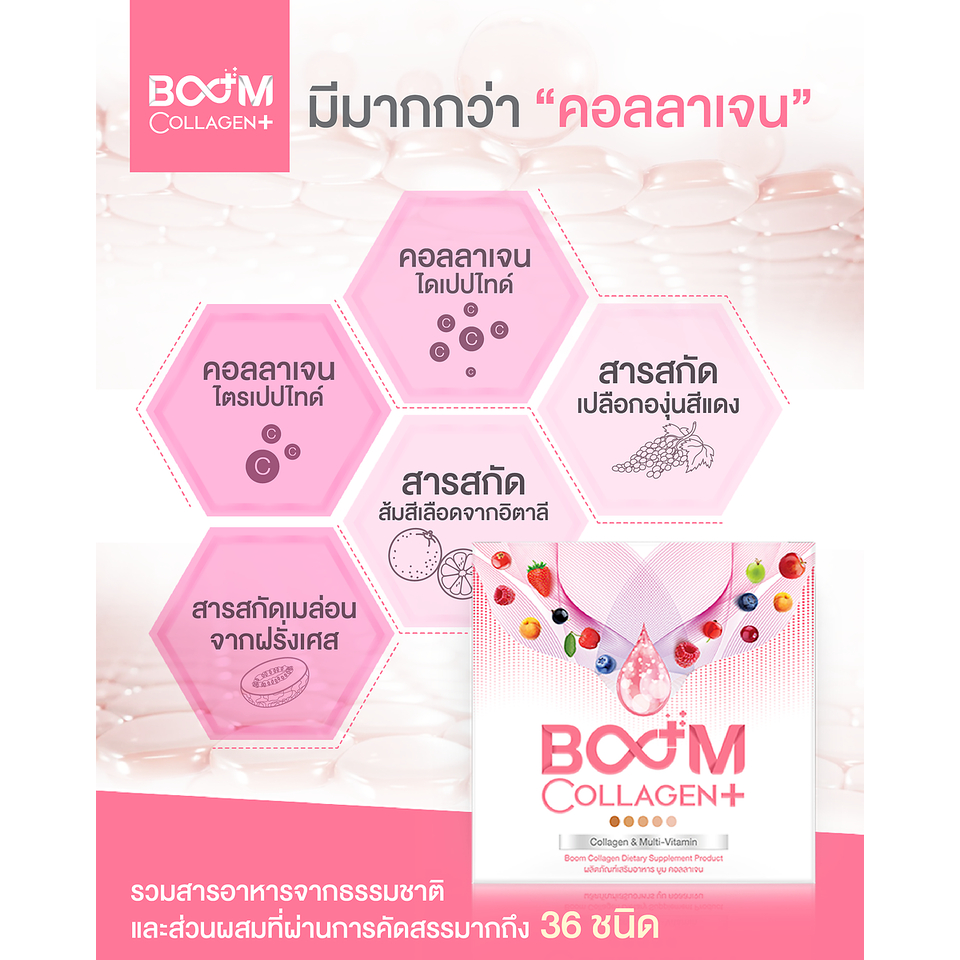 boom-the-icon-boom-collagen-ผลิตภัณฑ์อาหารเสริม-คอลลาเจน-ดูแลสุขภาพผิว