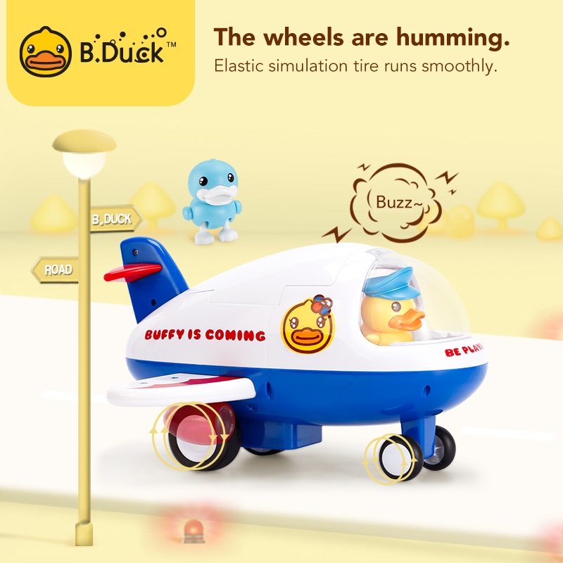 b-duck-ของเล่นเด็กบล็อคตัวต่อสนามบินการบินบล็อคตัวต่อ