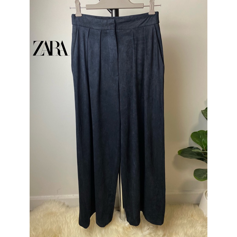 กางเกง-zara-basic-collection-แท้-เอวสูง-27-5