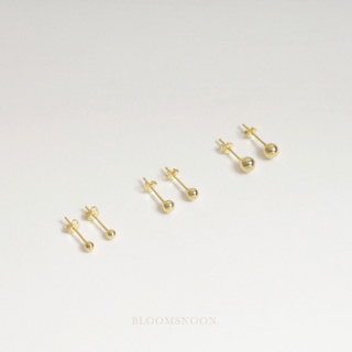 Bloomsnoon, June Earrings ต่างหูแป้น (silver925)