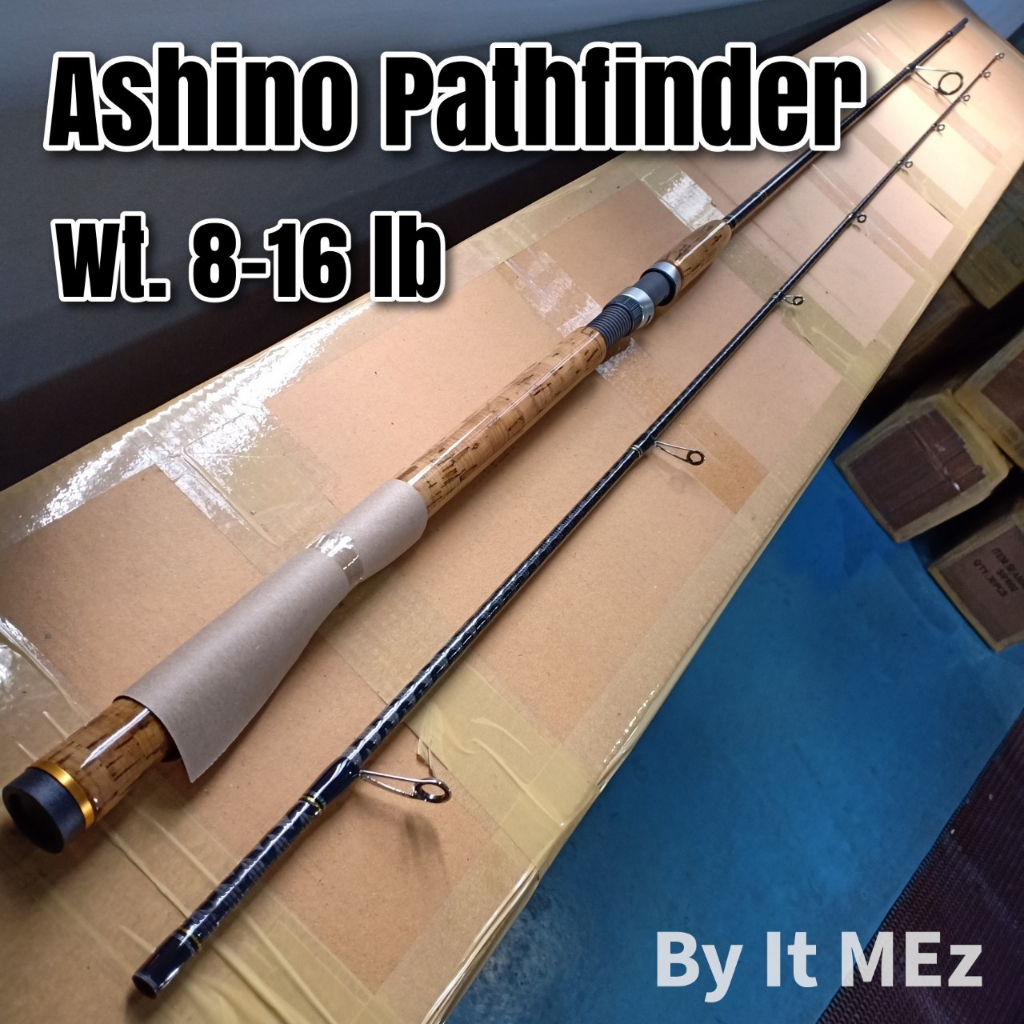 ของแท้ ราคาถูก คันเบ็ดตกปลา Ashino Pathfinder Line wt. 8-16 lb ด้ามก็อก ...