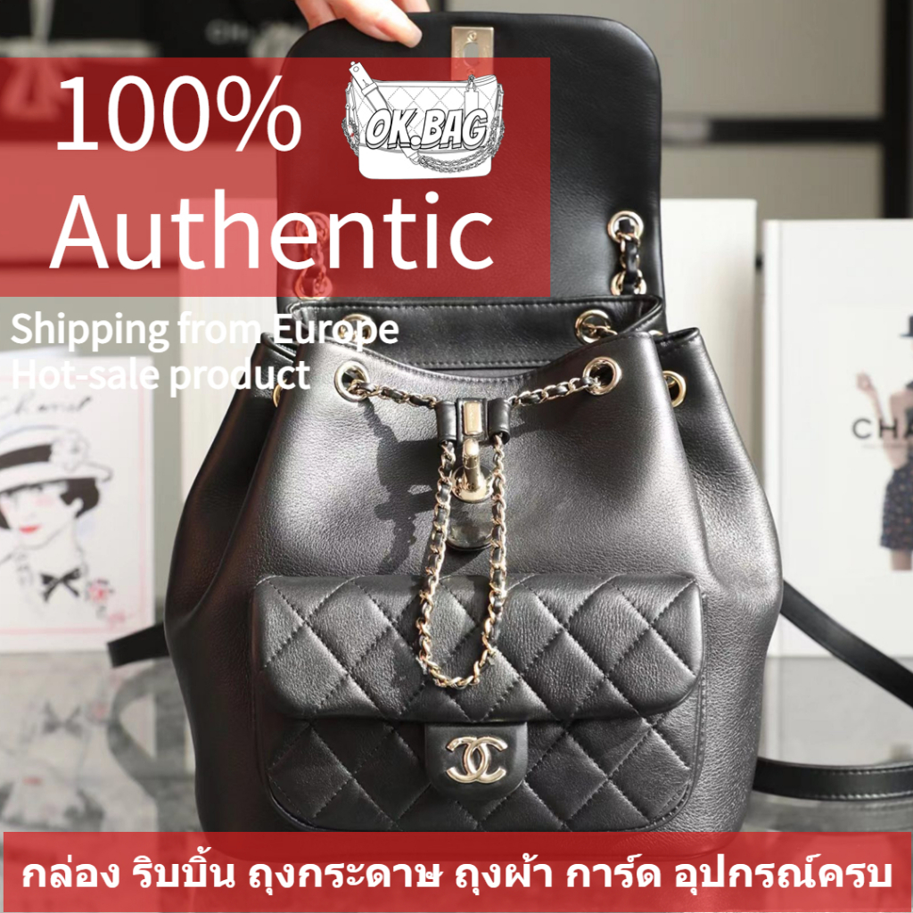 ชาแนล-chanel-23c-duma-large-calfskin-backpack-สุภาพสตรี-กระเป๋าสะพายไหล่