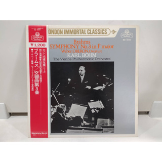 1LP Vinyl Records แผ่นเสียงไวนิล  Brahms SYMPHONY No. 3 in F major  (J22A27)