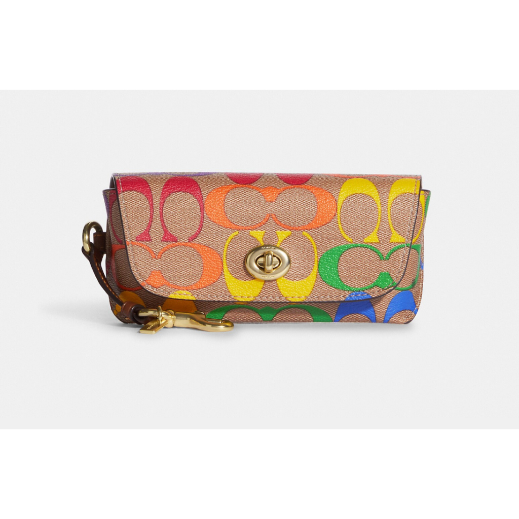 Sunglass Case In Rainbow Signature Canvas แท้ Shopee Thailand