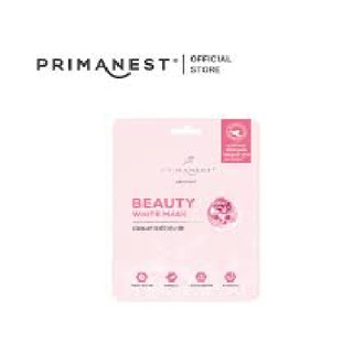 Primanest Birdnest Beauty White Mask 25ml พรีมาเนสท์ เบิร์ดเนสท์ บิวตี้ ไวท์ มาส์ก แผ่นมาส์กหน้า (1 ซอง)