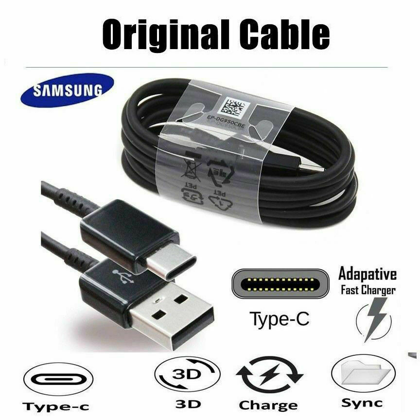 Samsung Fast Charge Cable Original USB TypeC ข้อมูลสายชาร์จอย่างรวดเร็วสำหรับ Galaxy A52 A32